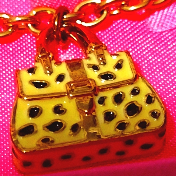 JUICY COUTURE ๐ Cat Crystal ๐ค ๐ ๐ ๐ Charm Bracelet never removed from๐ NWT - Picture 5 of 8